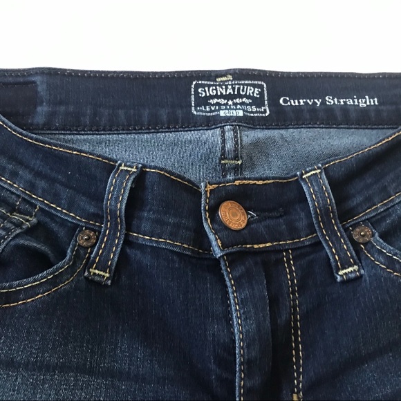 signature levi strauss gold curvy straight